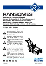 Предварительный просмотр 1 страницы Textron RANSOMES 933407 Safety And Operation Manual