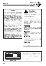 Preview for 4 page of Textron RANSOMES 933407 Safety And Operation Manual