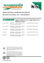 Textron Ransomes Jacobsen Marquis 51 Safety, Operation And Maintenance Manual preview