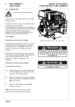 Preview for 78 page of Textron Ransomes Mastiff 91 Series Safety, Operation & Maintenance Manual/Parts List