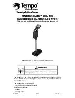 Textron Tempo Marker-Mate EML 100 Instruction Manual предпросмотр