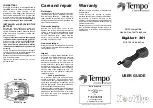 Preview for 2 page of Textron Tempo Nautilus Series User Manual