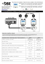 Preview for 1 page of tez audio TMH28 User And Install Manual