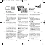 TFA 30.1065 Series Instruction Manual предпросмотр