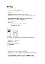 TFA 30.3126 Instruction Manual preview