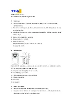 Preview for 13 page of TFA 30.3126 Instruction Manual