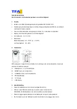 Preview for 16 page of TFA 30.3126 Instruction Manual