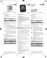 Предварительный просмотр 2 страницы TFA 30.5026 Instruction Manual