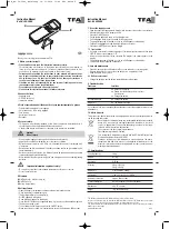 Предварительный просмотр 2 страницы TFA 50.3000 Instruction Manual