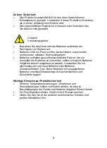 Preview for 2 page of TFA KlimaLogg Base 30.5022 Instruction Manual