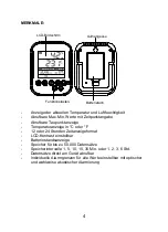 Preview for 4 page of TFA KlimaLogg Base 30.5022 Instruction Manual