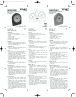 Preview for 1 page of TFA Pick Me Up Operating Instructions