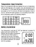 Preview for 11 page of TFC 097A User Manual