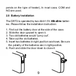 Preview for 10 page of TFC 099A User Manual