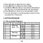 Preview for 13 page of TFC 099A User Manual