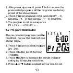 Preview for 14 page of TFC 099A User Manual