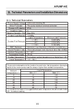 Preview for 16 page of TFC Tower APUMP-HE Series Installation And Operation Manual