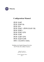 Preview for 1 page of TFortis PSW-2G4F Configuration Manual