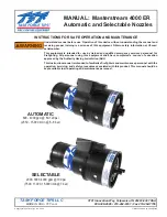 Предварительный просмотр 1 страницы TFT Masterstream 4000 ER AUTOMATIC Instructions For Safe Operation And Maintenance