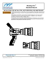 Preview for 1 page of TFT Working Fire Instructions For Installation, Safe Operation And Maintenance