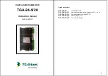 TG drives TGA-24-9/20 Instruction Manual preview