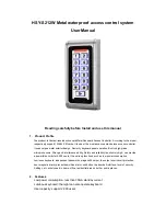 Preview for 1 page of TG Electronics HSY-S212W User Manual