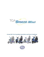 TGA Breeze Midi 3 Operating Instructions And Owner'S Handbook preview