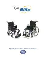 TGA Elite Operating Instructions And Owner'S Handbook preview