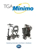 TGA Minimo Operating Instructions And Owner'S Handbook предпросмотр