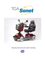 TGA sonet Operating Instructions And Owner'S Handbook предпросмотр