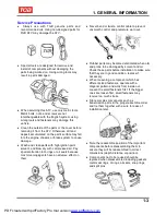 Preview for 8 page of TGB 525 Service Manual