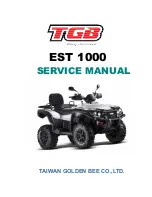 Preview for 1 page of TGB EST 1000 Service Manual