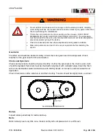 Preview for 48 page of TGW CRUZbelt Installation, Operation & Maintenance Manual