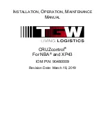 Предварительный просмотр 1 страницы TGW CRUZcontrol Installation, Operation & Maintenance Manual