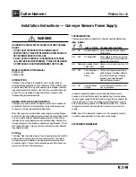 Предварительный просмотр 59 страницы TGW CRUZcontrol Installation, Operation & Maintenance Manual