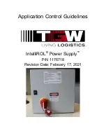 Preview for 1 page of TGW IntelliROL 1145930 Application Control Manuallines