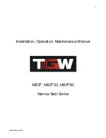 TGW NBS 30 Series Installation, Operation & Maintenance Manual предпросмотр