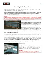 Preview for 13 page of TGW NBS 30 Series Installation, Operation & Maintenance Manual