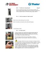 Preview for 18 page of Thaler KE-SP 3050 Operation Manual