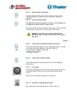 Preview for 20 page of Thaler KE-SP 3050 Operation Manual