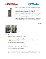 Preview for 21 page of Thaler KE-SP 3050 Operation Manual