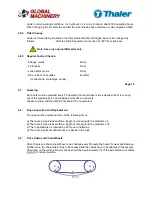 Preview for 24 page of Thaler KE-SP 3050 Operation Manual