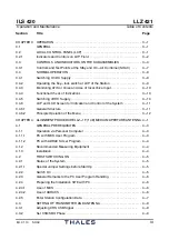 Предварительный просмотр 7 страницы Thales 421 Operation And Maintenance