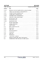 Preview for 16 page of Thales 421 Operation And Maintenance