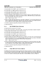 Предварительный просмотр 124 страницы Thales 421 Operation And Maintenance