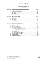 Preview for 4 page of Thales 82166 Series Installation And Maintenance Manual