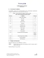 Preview for 17 page of Thales 82166 Series Installation And Maintenance Manual