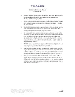 Preview for 42 page of Thales 82166 Series Installation And Maintenance Manual