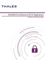 Предварительный просмотр 1 страницы Thales SafeNet KeySecure k470 Installation Manual