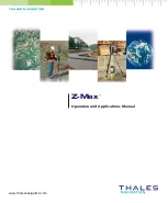 Предварительный просмотр 1 страницы Thales Z-Max Operation And Application Manual